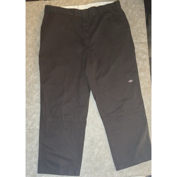 Dickies Men's Double Knee Loose Fit Work Pants Black 44x32 - Picture 2 of 7